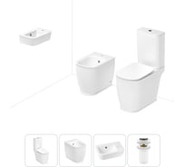 Унитаз-компакт Lavinia Boho Bell Pro в комплекте 4 в 1 для туалета 202008870