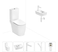 Унитаз-компакт Lavinia Boho Bell Pro в комплекте 5 в 1 для туалета 202008549