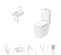 Унитаз-компакт Lavinia Boho Bell Pro в комплекте 5 в 1 для туалета 202008504