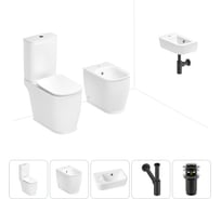 Унитаз-компакт Lavinia Boho Bell Pro в комплекте 5 в 1 для туалета 202008927