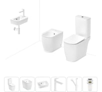 Унитаз-компакт Lavinia Boho Bell Pro в комплекте 6 в 1 для туалета 202008950