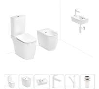 Унитаз-компакт Lavinia Boho Bell Pro в комплекте 6 в 1 для туалета 202008970