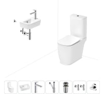 Унитаз-компакт Lavinia Boho Bell Pro в комплекте 7 в 1 для туалета 202008770