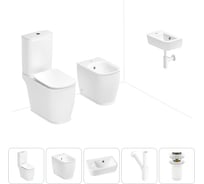 Унитаз-компакт Lavinia Boho Bell Pro в комплекте 5 в 1 для туалета 202008930