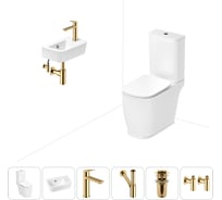 Унитаз-компакт Lavinia Boho Bell Pro в комплекте 6 в 1 для туалета 202008592