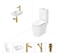 Унитаз-компакт Lavinia Boho Bell Pro в комплекте 5 в 1 для туалета 202008502