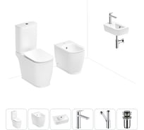 Унитаз-компакт Lavinia Boho Bell Pro в комплекте 6 в 1 для туалета 202008966