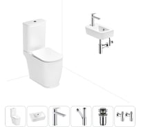 Унитаз-компакт Lavinia Boho Bell Pro в комплекте 6 в 1 для туалета 202008635