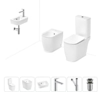 Унитаз-компакт Lavinia Boho Bell Pro в комплекте 6 в 1 для туалета 202008946