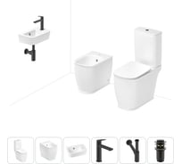 Унитаз-компакт Lavinia Boho Bell Pro в комплекте 6 в 1 для туалета 202008947