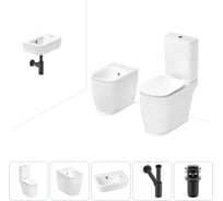 Унитаз-компакт Lavinia Boho Bell Pro в комплекте 5 в 1 для туалета 202008907