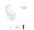 Безободковый напольный унитаз Lavinia Boho Aveo Compacto Rimless в комплекте 3 в 1 202008378 1