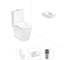 Безободковый напольный унитаз Lavinia Boho Aveo Compacto Rimless в комплекте 3 в 1 202008375 1