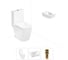 Безободковый напольный унитаз Lavinia Boho Aveo Compacto Rimless в комплекте 3 в 1 202008377 1