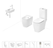 Унитаз-компакт Lavinia Boho Bell Pro в комплекте 7 в 1 для туалета 202008990