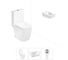 Безободковый напольный унитаз Lavinia Boho Aveo Compacto Rimless в комплекте 3 в 1 202008379 1