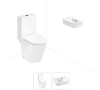 Унитаз-компакт Lavinia Boho Biore в комплекте 2 в 1 для туалета 202008296