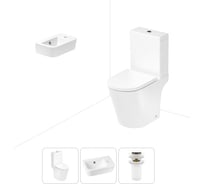 Унитаз-компакт Lavinia Boho Biore в комплекте 3 в 1 для туалета 202008309