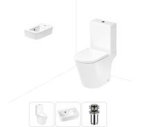 Унитаз-компакт Lavinia Boho Biore в комплекте 3 в 1 для туалета 202008305