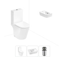 Унитаз-компакт Lavinia Boho Biore в комплекте 3 в 1 для туалета 202008350