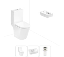 Унитаз-компакт Lavinia Boho Biore в комплекте 3 в 1 для туалета 202008354