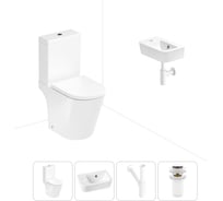 Унитаз-компакт Lavinia Boho Biore в комплекте 4 в 1 для туалета 202008444