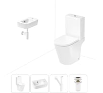 Унитаз-компакт Lavinia Boho Biore в комплекте 4 в 1 для туалета 202008399