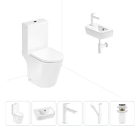 Унитаз-компакт Lavinia Boho Biore в комплекте 5 в 1 для туалета 202008534