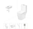 Безободковый напольный унитаз Lavinia Boho Aveo Compacto Rimless в комплекте 4 в 1 202008424 1