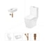 Безободковый напольный унитаз Lavinia Boho Aveo Compacto Rimless в комплекте 4 в 1 202008423 1