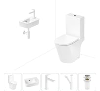 Унитаз-компакт Lavinia Boho Biore в комплекте 5 в 1 для туалета 202008489