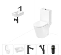 Унитаз-компакт Lavinia Boho Biore в комплекте 5 в 1 для туалета 202008486