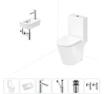 Унитаз-компакт Lavinia Boho Biore в комплекте 6 в 1 для туалета 202008575