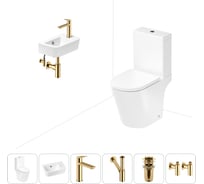 Унитаз-компакт Lavinia Boho Biore в комплекте 6 в 1 для туалета 202008577