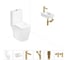 Безободковый напольный унитаз Lavinia Boho Aveo Compacto Rimless в комплекте 6 в 1 202008647 1