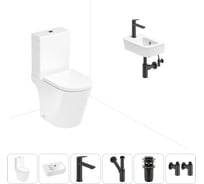 Унитаз-компакт Lavinia Boho Biore в комплекте 6 в 1 для туалета 202008621