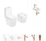 Безободковый напольный унитаз Lavinia Boho Aveo Compacto Rimless в комплекте 6 в 1 202008974 1