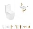 Безободковый напольный унитаз Lavinia Boho Aveo Compacto Rimless в комплекте 7 в 1 202008827 1