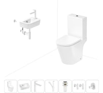 Унитаз-компакт Lavinia Boho Biore в комплекте 7 в 1 для туалета 202008759