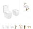 Безободковый напольный унитаз Lavinia Boho Aveo Compacto Rimless в комплекте 7 в 1 202009013 1