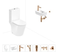 Унитаз-компакт Lavinia Boho Biore в комплекте 7 в 1 для туалета 202008803