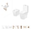 Безободковый напольный унитаз Lavinia Boho Aveo Compacto Rimless в комплекте 8 в 1 202009074 1