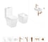 Безободковый напольный унитаз Lavinia Boho Aveo Compacto Rimless в комплекте 8 в 1 202009094 1