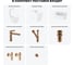 Безободковый напольный унитаз Lavinia Boho Aveo Compacto Rimless в комплекте 8 в 1 202009094 9