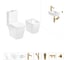 Безободковый напольный унитаз Lavinia Boho Aveo Compacto Rimless в комплекте 8 в 1 202009093 1