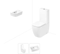 Унитаз-компакт Lavinia Boho One в комплекте 2 в 1 для туалета 202008295