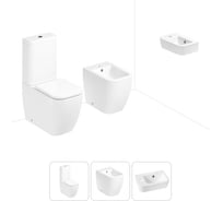 Унитаз-компакт Lavinia Boho One в комплекте 3 в 1 для туалета 202008860