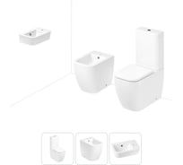 Унитаз-компакт Lavinia Boho One в комплекте 3 в 1 для туалета 202008856