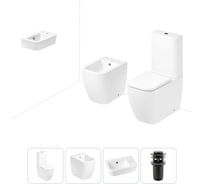 Унитаз-компакт Lavinia Boho One в комплекте 4 в 1 для туалета 202008877