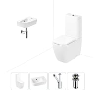 Унитаз-компакт Lavinia Boho One в комплекте 4 в 1 для туалета 202008435